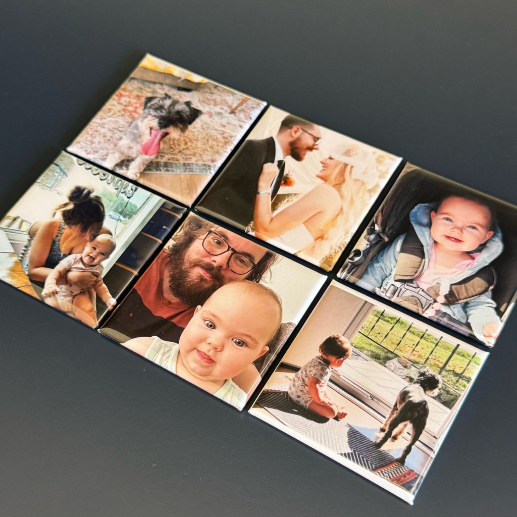 6 Custom Photo Magnets