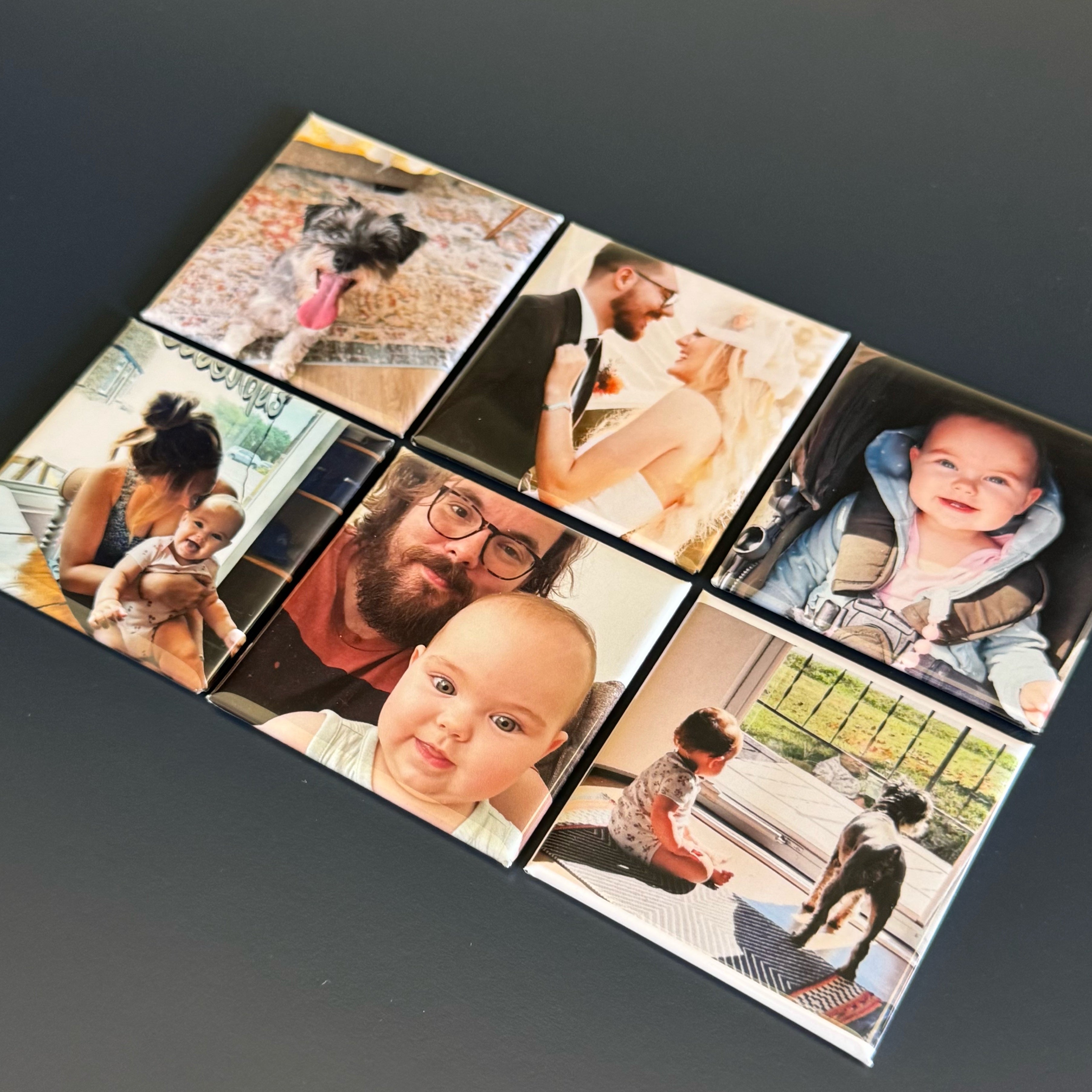 6 Custom Photo Magnets