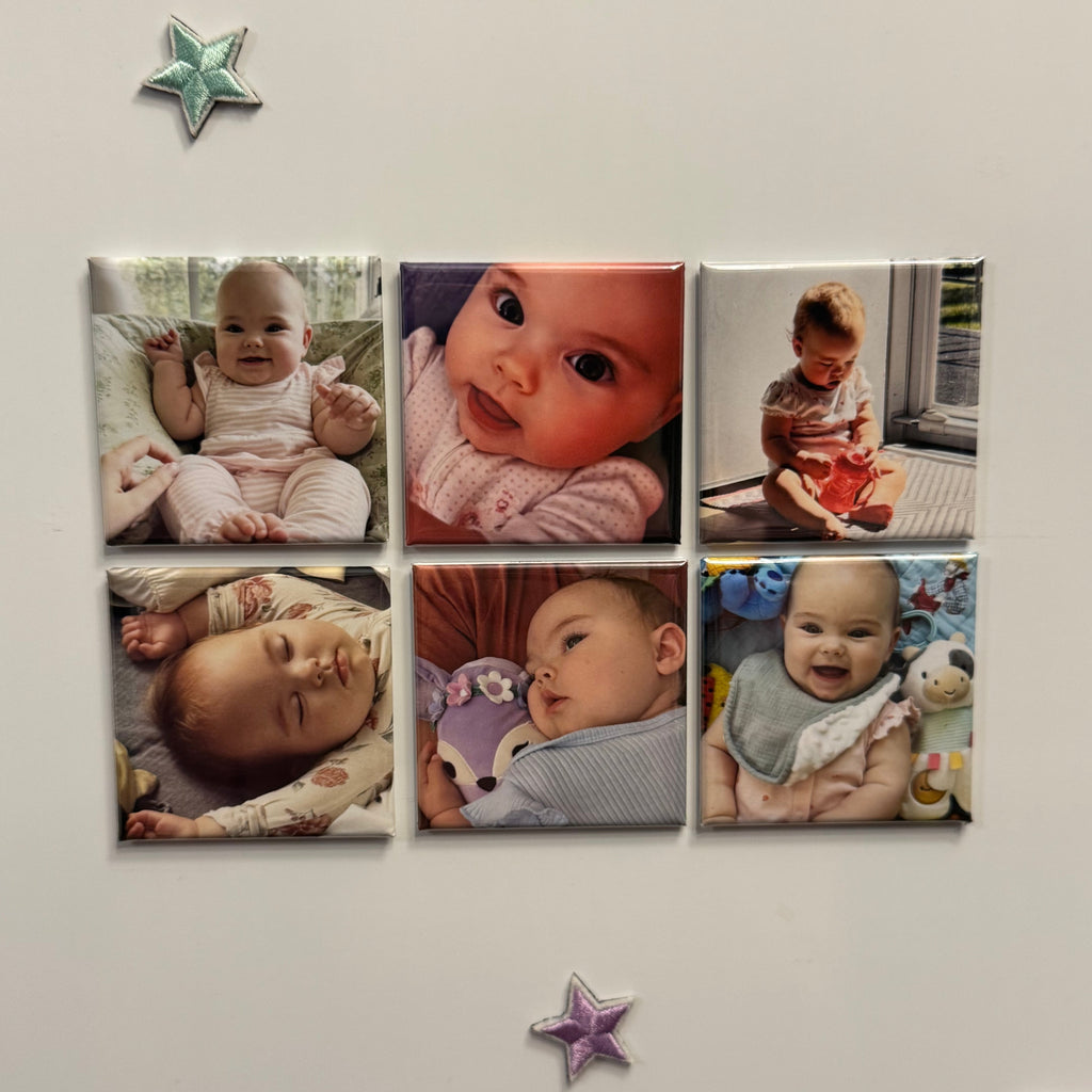 6 Custom Photo Magnets