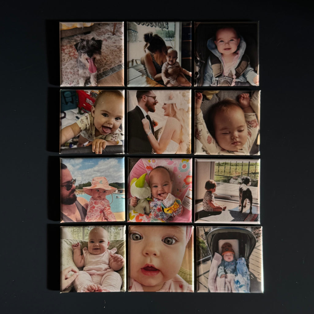 12 Custom Photo Magnets