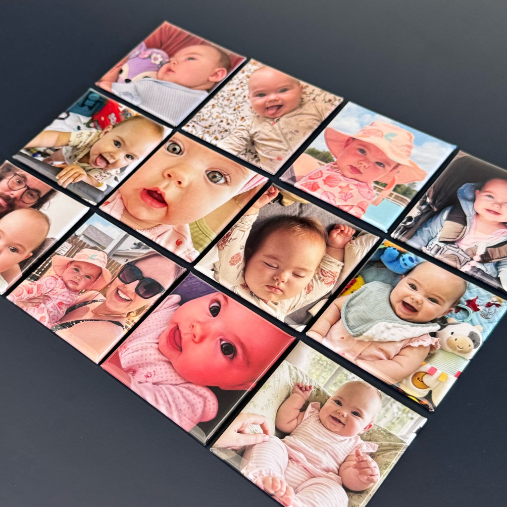 12 Custom Photo Magnets